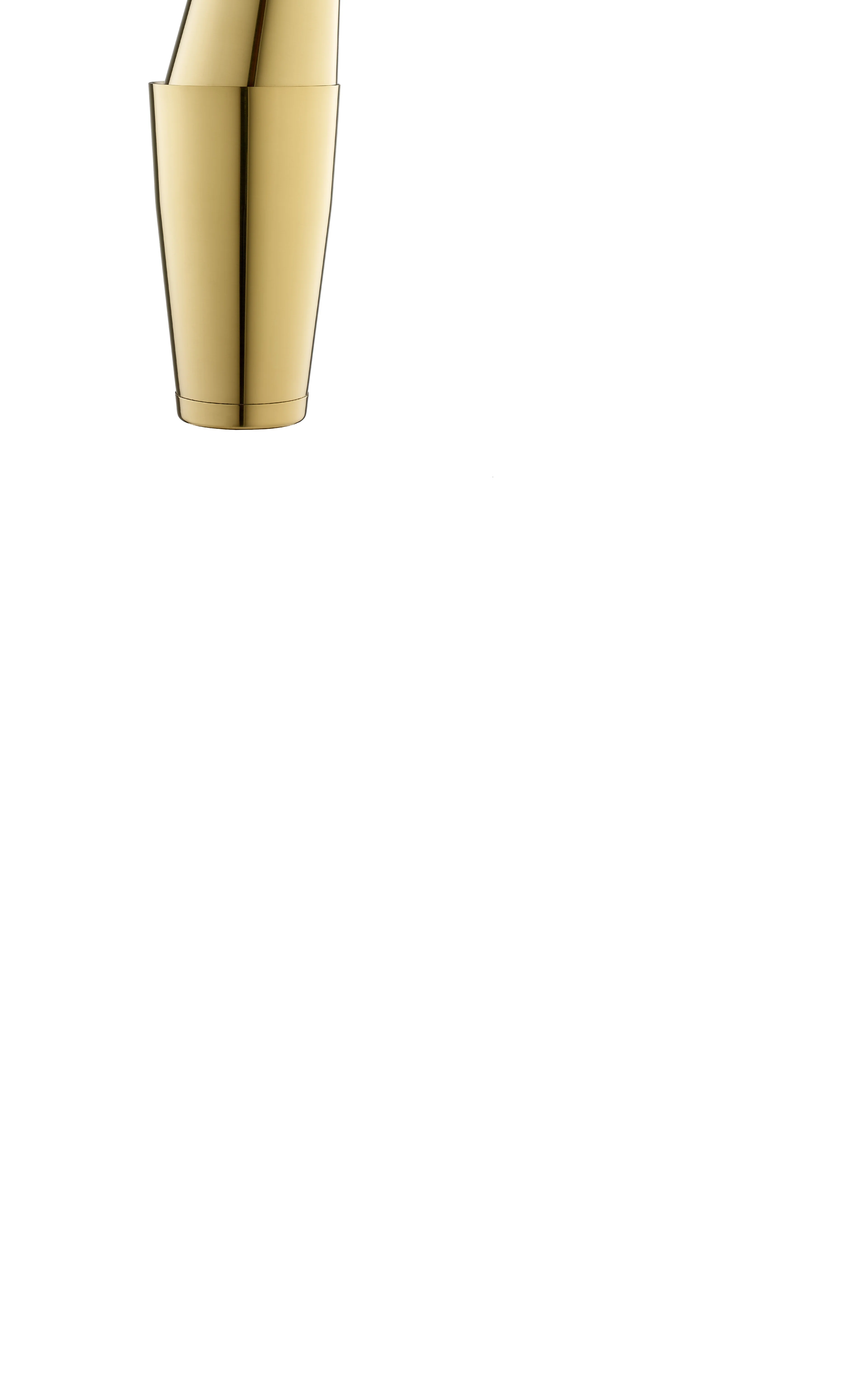 Yansheng Tin-on-Tin Gold Plated Weighted Shaker 85cl - Image 5